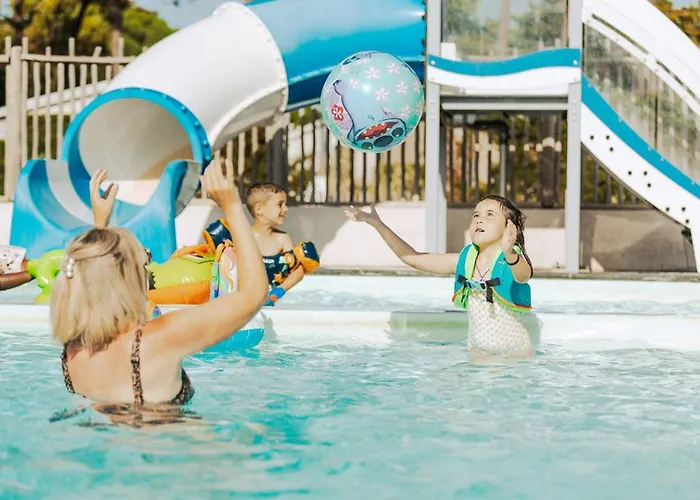 Campingplatz Mobil Confortable Avec Terrasse Pour 6 - Api-1-52-1194 Saint-Jean-de-Monts